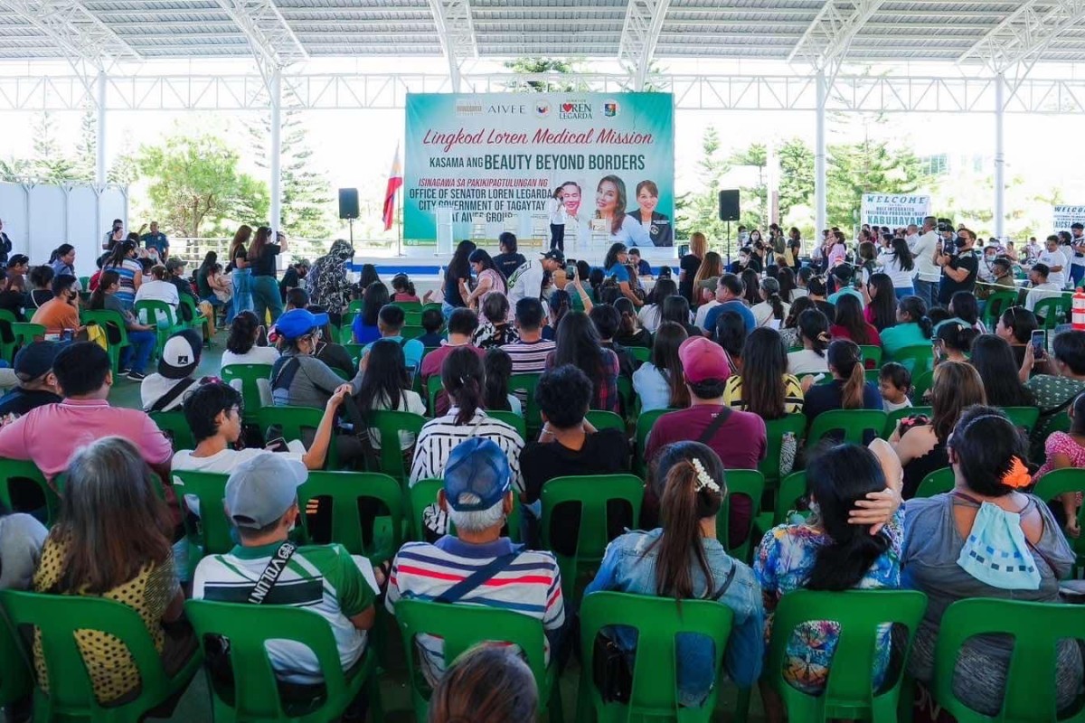 Legarda holds medical mission, cash and livelihood assistance in Tagaytay City